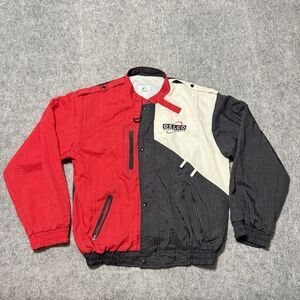Vintage 90s Delco Electronics Signet Expressions Colorblock Racing Jacket Large